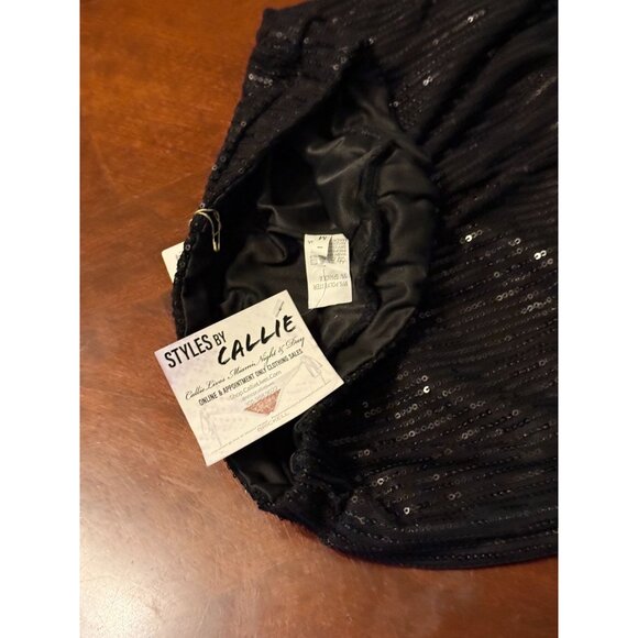 Styles By Callie Black Sequin Pants Medium - Picture 4 of 9